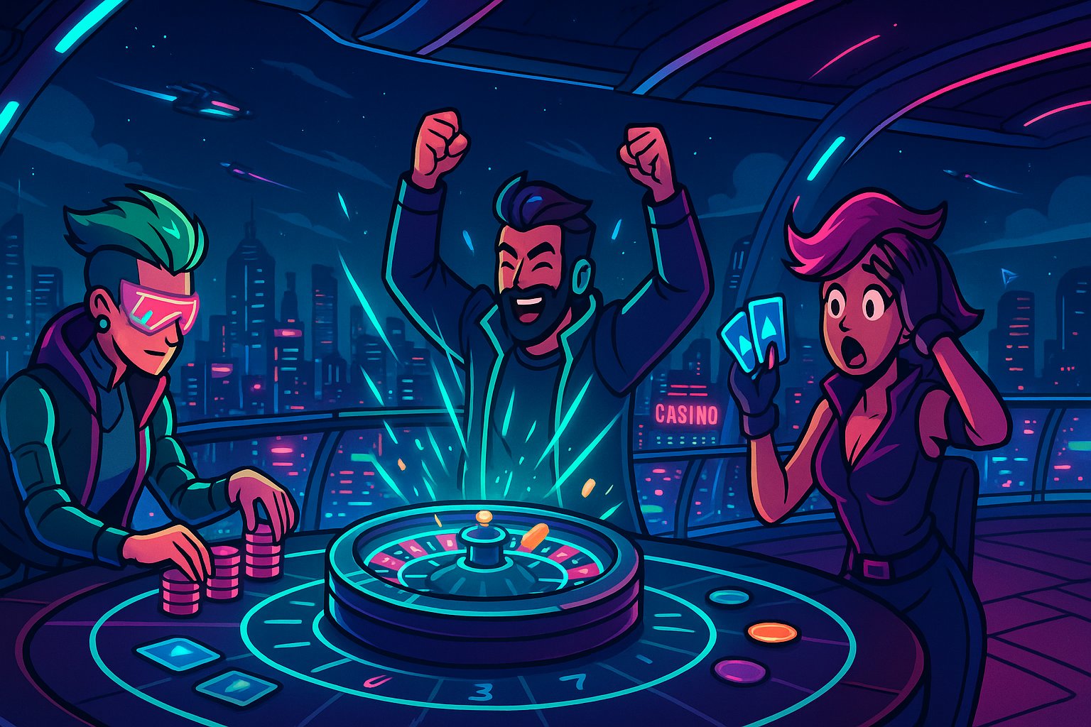 Ilustrasi konsep hiburan dengan praktik responsible gaming agar tetap sehat dan terkontrol